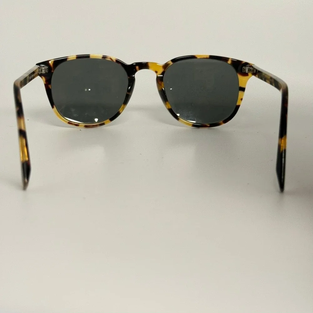 Warby Parker Downing Sunglasses Whiskey Tortoise Round Frames 48-21-140 M-242